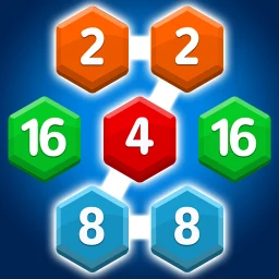 Symbol von Hexa-Verbindung: 2048-Puzzle